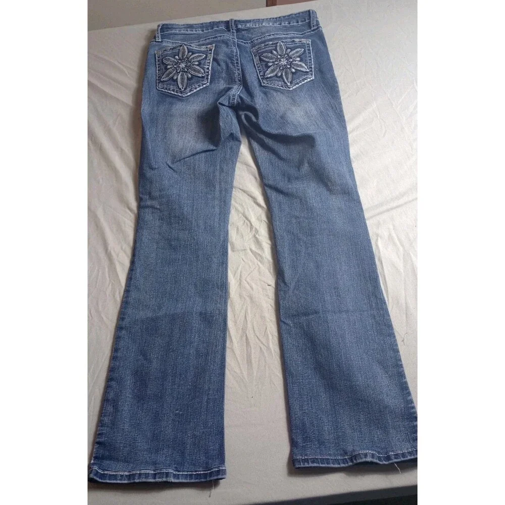 Unbranded Jeans Women's Size 6 Boot cut Low Rise Y2k Cottagecore Preppy Floral